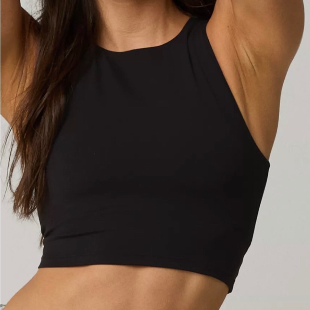 Black High-Neck Crop Brami - Women Intimates & Sleepwear